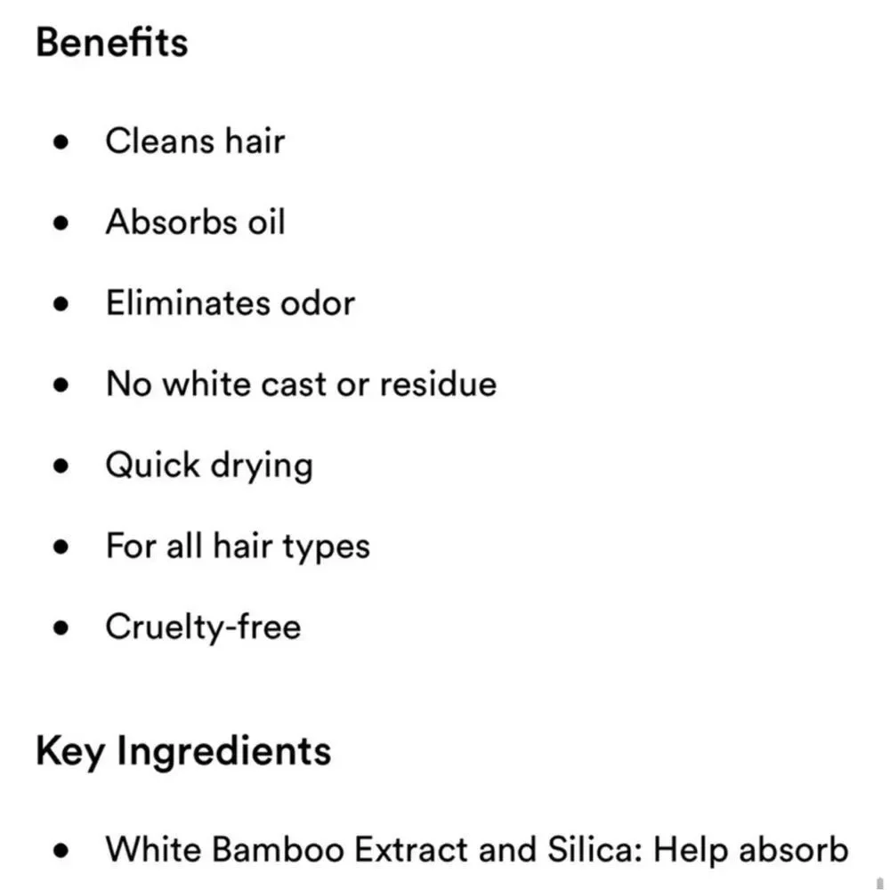 $5 🌙 Bumble & Bumble Post Workout D*Y Shampoo Mist‎ 🆕